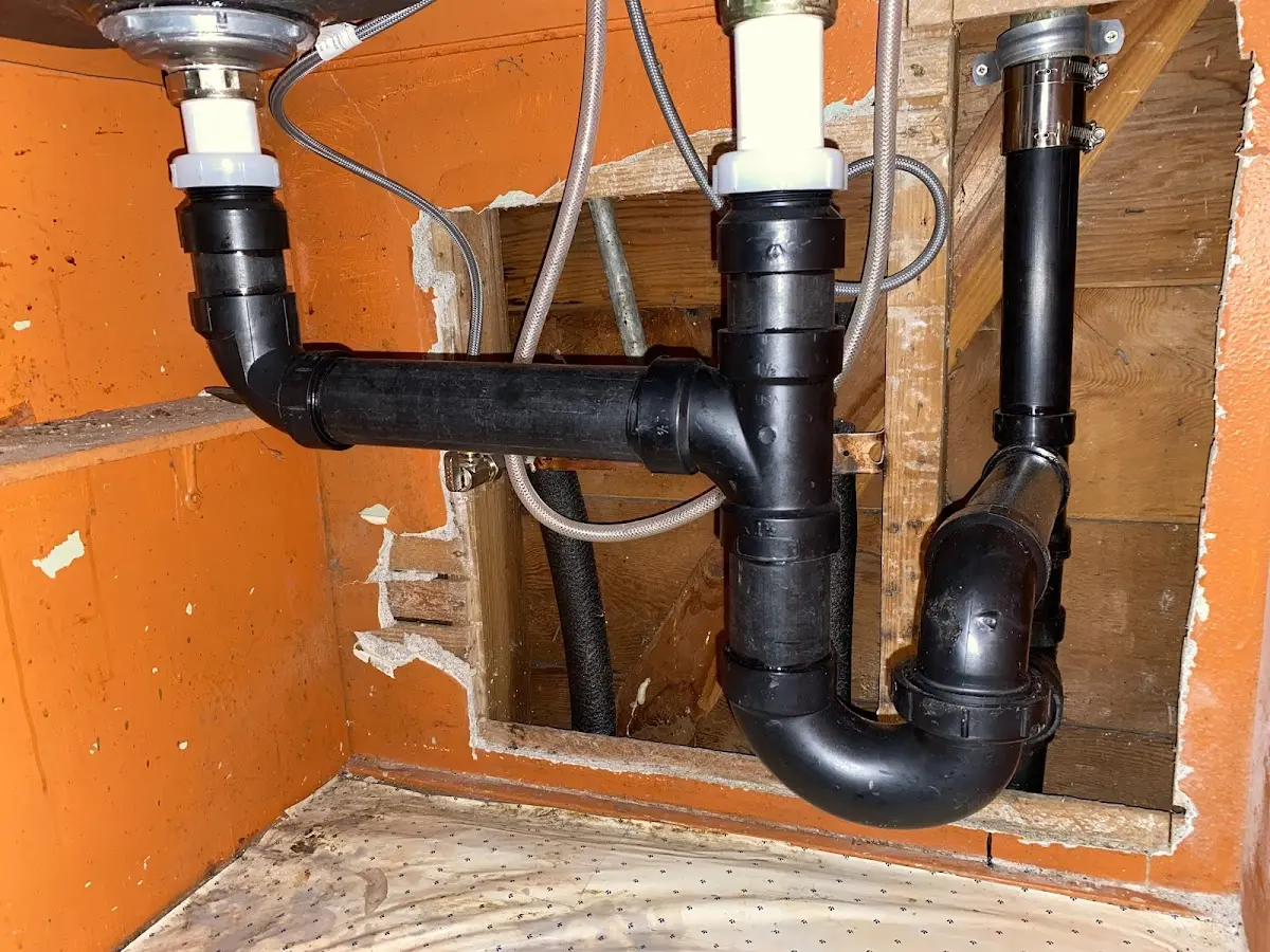 Professional Repiping Services equipment and tools on the job in Carmel
